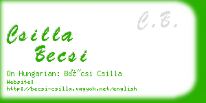 csilla becsi business card